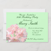 90. Geburtstagspartei Einladung - Rhododendron (Rückseite)