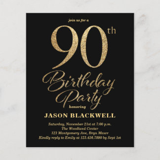 90. Geburtstagsparty