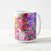 90. Geburtstagsparty - BlumenBouquet 90 Jahre Kaffeetasse (VorderseiteRechts)