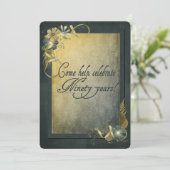 90. Geburtstagsparty Einladung (Stehend Vorderseite)