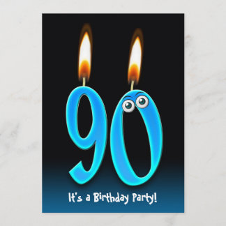 90. Geburtstagsparty Einladung