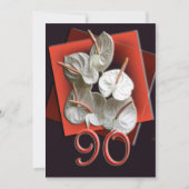 90. Geburtstagsparty Einladung - Antherien (Vorderseite)