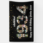 90. Geburtstagsparty FotoCollage gegründet 1934 Banner (Vertikal)