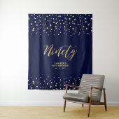 90. Geburtstagsparty im Hintergrund Wandteppich (Beispiel)