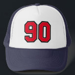 90. Geburtstagsparty Trucker Hat Truckerkappe<br><div class="desc">90th Birthday Party Hat for a man turning 90 years</div>