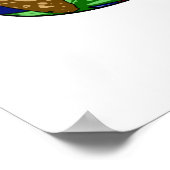 90. Geburtstagsschmetterlinge Poster (Ecke)