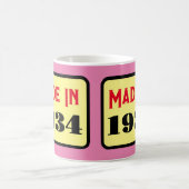 90. Geschenk neunzig Jahre alt 90 Kaffee Kaffeetasse (Mittel)