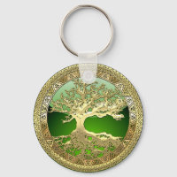 [90] Golden Celtic Tree of Life [3D]
