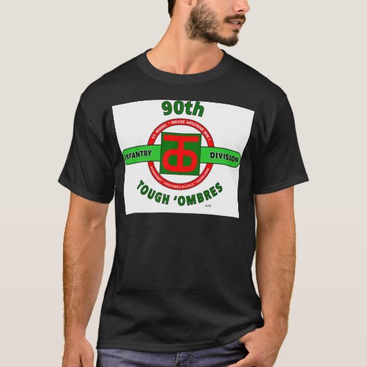 90. INFANTERIEDIVISION "STARKE 'OMBRES" ABTEILUNG T-Shirt (Vorderseite)