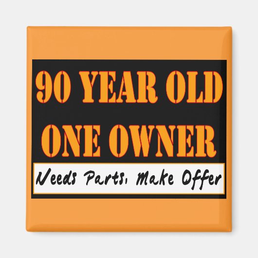 90 Jahre alt, ein Eigentümer - benötigt Teile, Ang Magnet (Vorne)