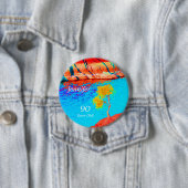 90 Jahre alt, farbenfroh Landschaftsschaltfläche B Button (Beispiel)