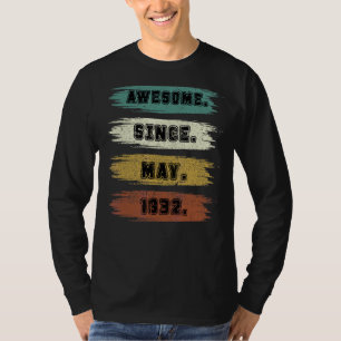 90 Jahre alt Phantastisch seit Mai 1932 90. Geburt T-Shirt