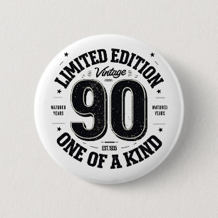 90 Jahre alte Geschenke Vintag 1935 limitierte Aus Button