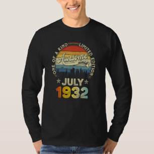 90 Jahre alte Jungen Mädchen Phantastisch seit Jul T-Shirt