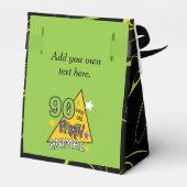 90 Jahre altes Party | 90. Geburtstag Geschenkschachtel (Rückseite)