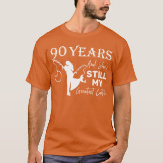 90 Jahre der größte Fang 90. Hochzeitstag r T-Shirt