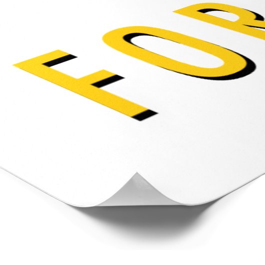 90 Jahre gesegnet Poster (Ecke)