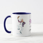 "90 Jahre junge" Kaffee-Tasse Tasse (Links)