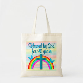 90 JAHRE LANG VON GOTT VERBUNDEN KLEINE TOTE BAG TRAGETASCHE