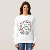 90 Jahre Liebe Männer Frauen 90 Jahre alt Blumenko Sweatshirt (Vorne ganz)
