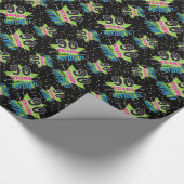 90 Jahre und lieben es | 90. Geburtstag Geschenkpapier (Ecke)