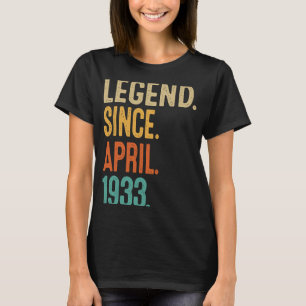 90 Jahre Vintag im April 1933 90. Geburtstag 1 T-Shirt