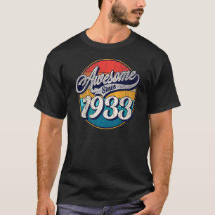 90 Jahre Vintag Phantastisch seit 1933 T-Shirt