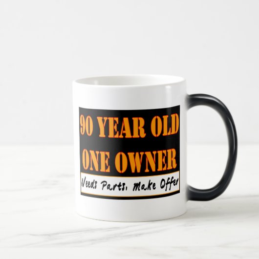 90 Jährige, ein Inhaber - die Bedarfs-Teile, Verwandlungstasse (Rechts)
