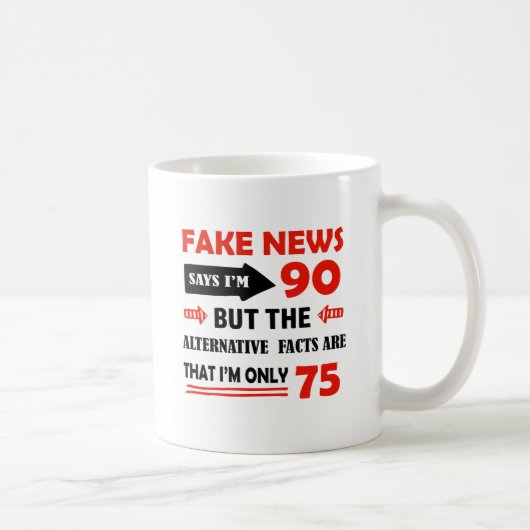 90. jährige Geburtstagsgeschenke Kaffeetasse (Rechts)