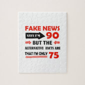 90. jährige Geburtstagsgeschenke Puzzle (Vertikal)