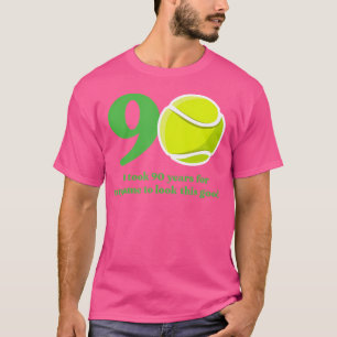 90-jähriger Tennisspieler 90. Geburtstag T-Shirt