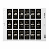 90 Labels Hinterhof Hive Honey Kleine Bienen auf s Adressaufkleber (Vorne)