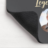 90 Legendary 3 Photos Gold 90th Birthday  Mousepad (Ecke)