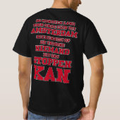 90 minuten lang T-Shirt (Rückseite)