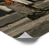 90 MPH Baseball-Position in Richtung Fanggerät und Poster (Ecke)