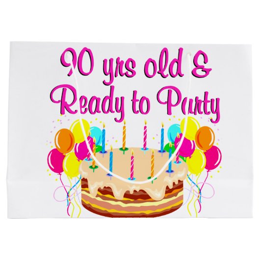 90. PARTY GROßE GESCHENKTÜTE (Rückseite)