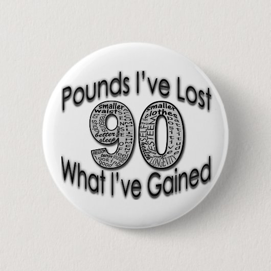 90 Pfund verlorene Knopf- Button (Vorderseite)