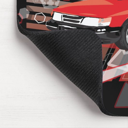 90 SPG im Rot, Turbo mousepad (Ecke)