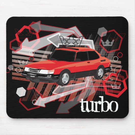 90 SPG im Rot, Turbo mousepad (Vorne)