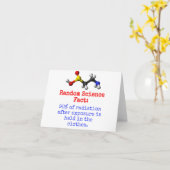 90 % Strahlung - Wissenschaftliche Fakten Karte (Gelbe Blume)