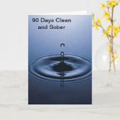 90 Tage säubern und ernüchtern Karte (Gelbe Blume)
