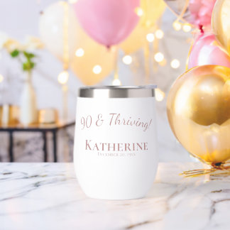 90 & Thriving! Toast 9 Jahrzehnte Geburtstagsgesch