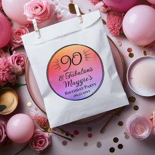 90 und Fantastisch 90. Geburtstagsfeier  Geschenktütchen