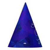 90 und Nonstop Elegant Royal Blue Birthday Partyhütchen (Links)