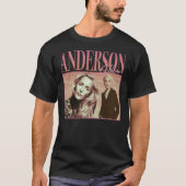 90&x27;s Retro-Stil Gillian Anderson Classic T-Sh T-Shirt (Vorderseite)