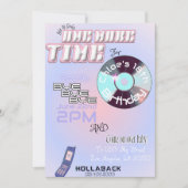 90er/2k Pop Einladung zum Geburtstag (Vorderseite)