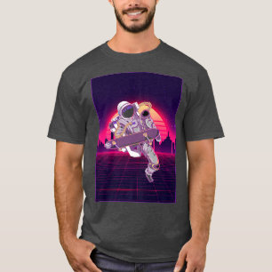 90er Art Skateboarding Vaporwave Skateboarder Astr T-Shirt