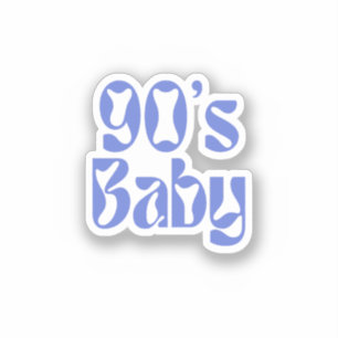 90er Baby Aufkleber