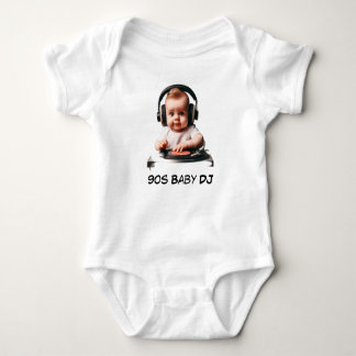 90er Baby DJ Body Anzug Baby Strampler