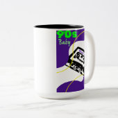 90er Baby Millennium MaMa Zweifarbige Tasse (VorderseiteRechts)